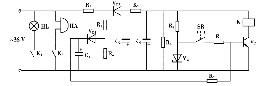 輸送機(jī)信號裝置電路原理圖