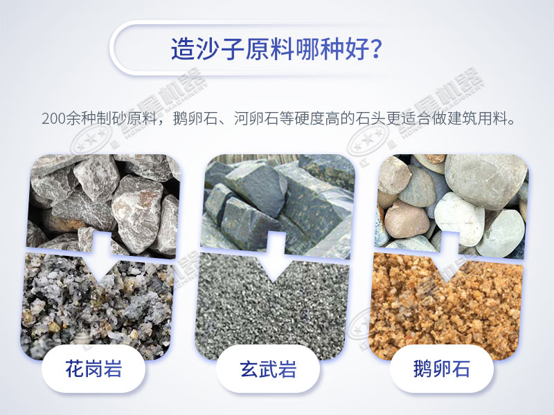 常用的造沙子原料