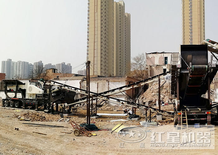 西安建筑垃圾粉碎現(xiàn)場