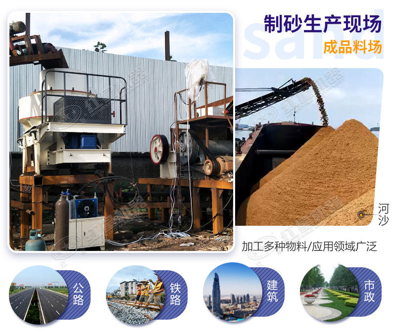 制砂設(shè)備加工現(xiàn)場